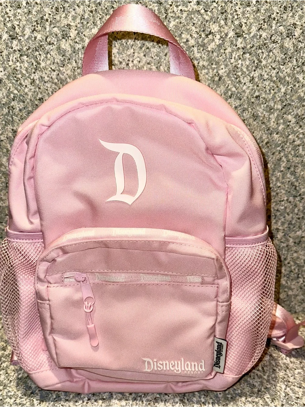 Disneyland Disney Parks “D” Pink Mini Backpack New 2026 New Powder Light